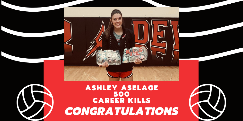 Ashley Aselage reaches 500 career kills!