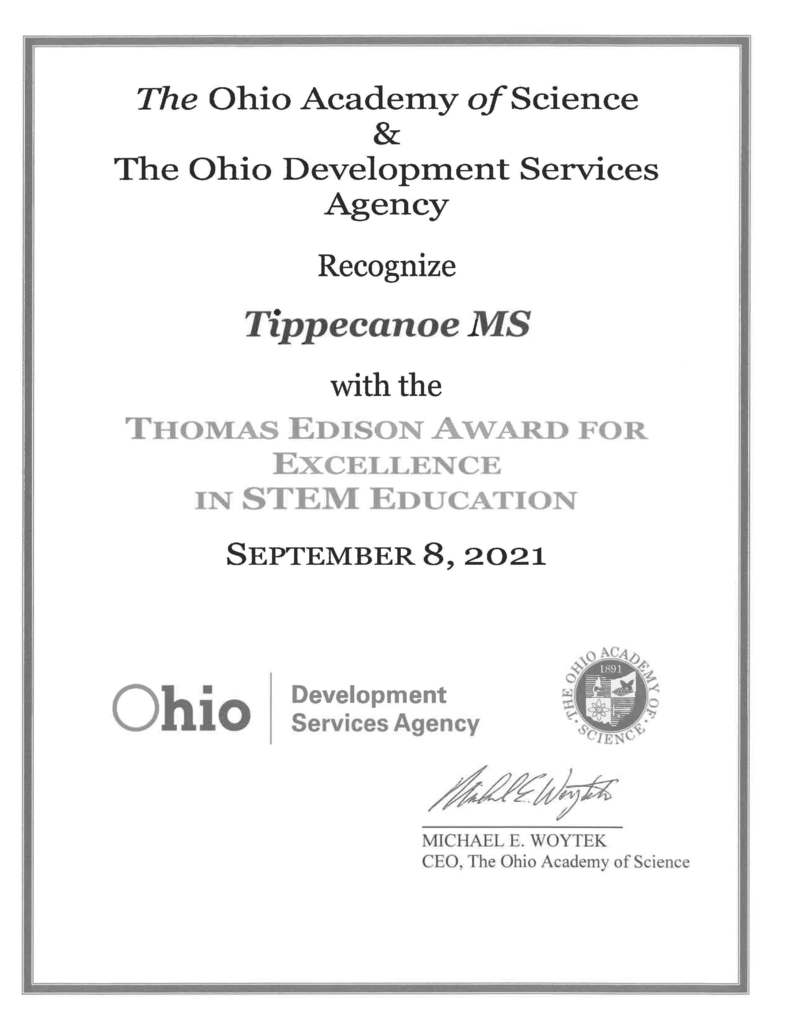 Thomas Edison Award for Excellence