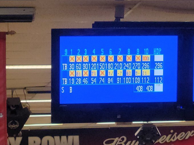 Bowling Score for THS Student