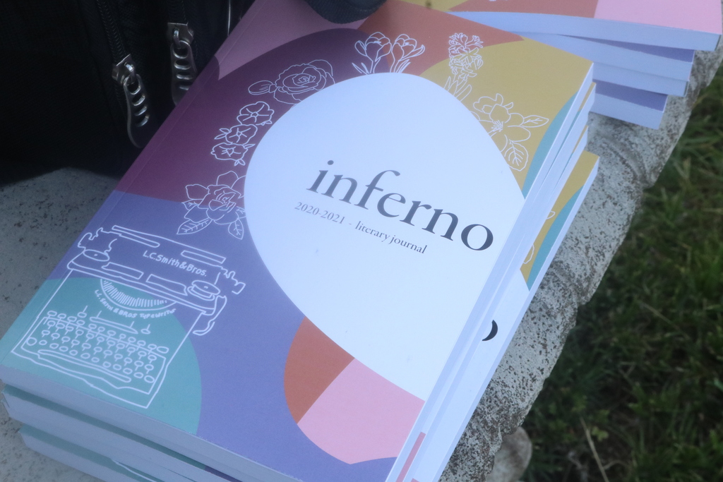 A copy of Inferno, the THS literary magazine.