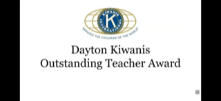 Dayton Kiwanis Outstanding Teacher Award