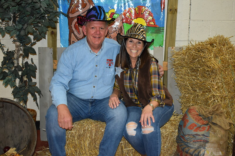 LT Ball physical education teacher Jeanne Koch with her husband at the Hoedown.