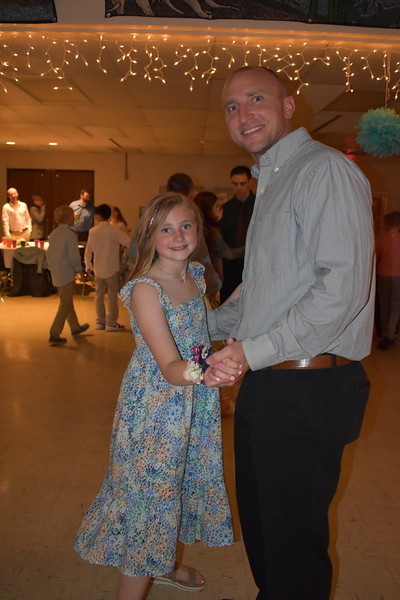 Father and daughter dance at LT Ball's Spring Fling.