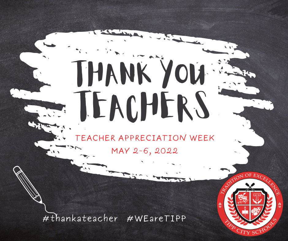 Thank you teachers. Teacher appreciation week.