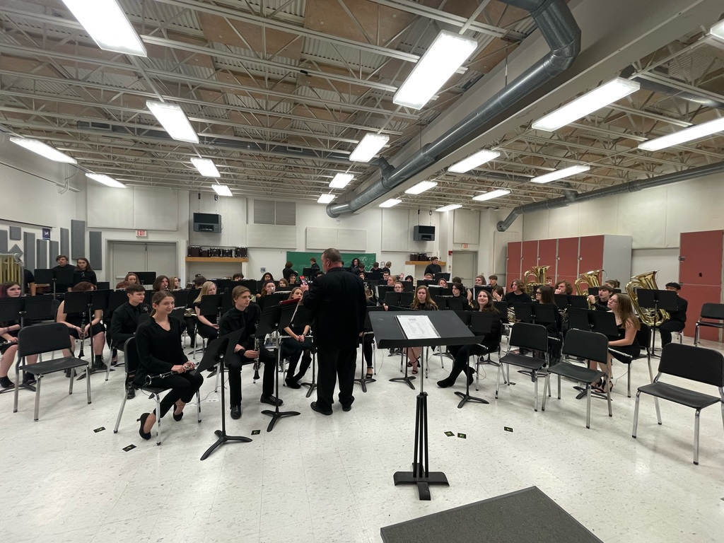 THS Symphonic Band performing at OMEA