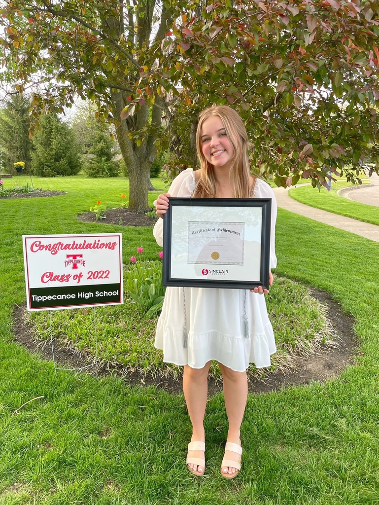 Brenna Custer earned an associate's degree before high school graduation.