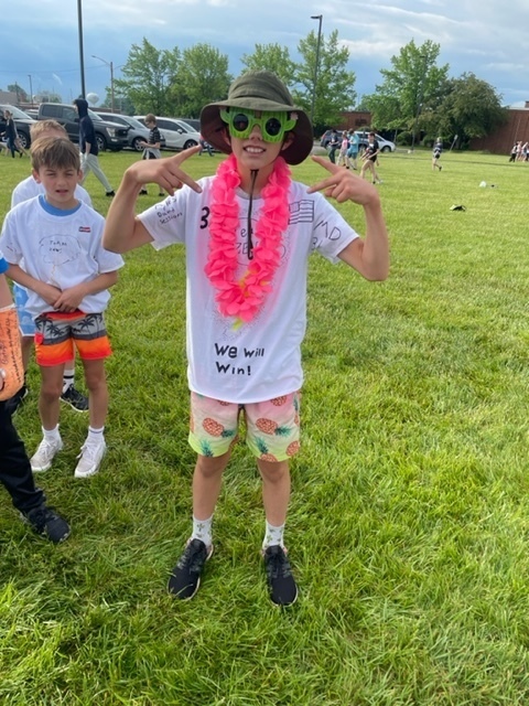 A student at TMS field day.