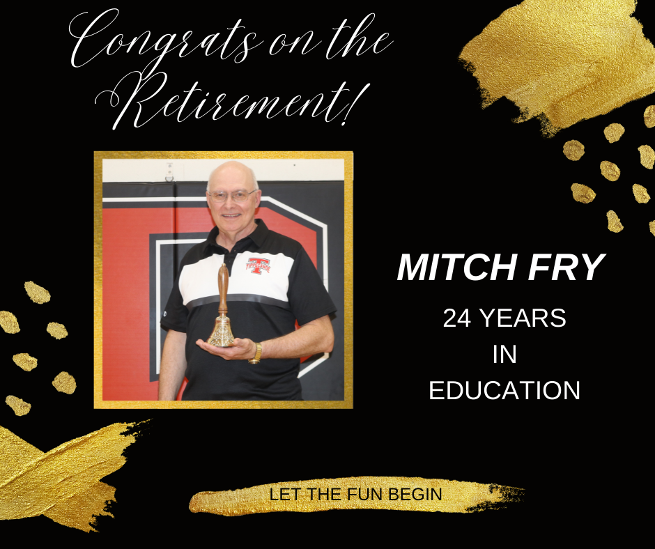 Mitch Fry.  Congratulations on retirement. 