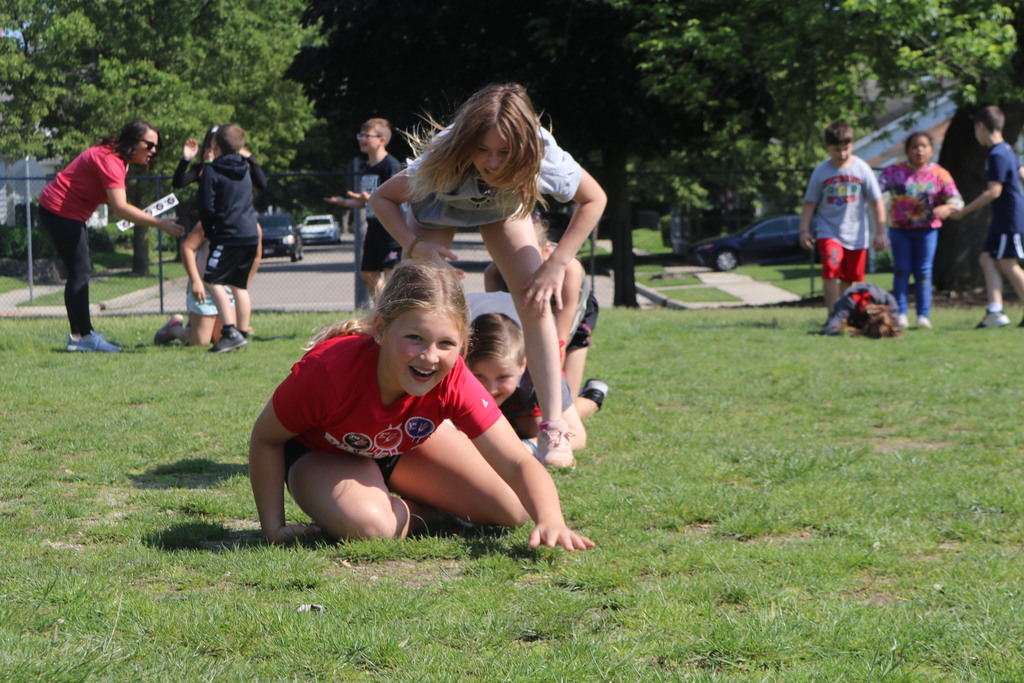 Leap frog at its best during Broadway's field day.