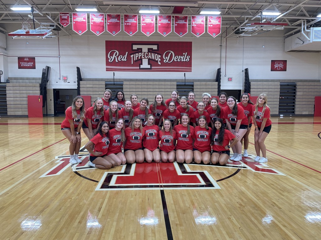 Tippecanoe High School cheerleaders.