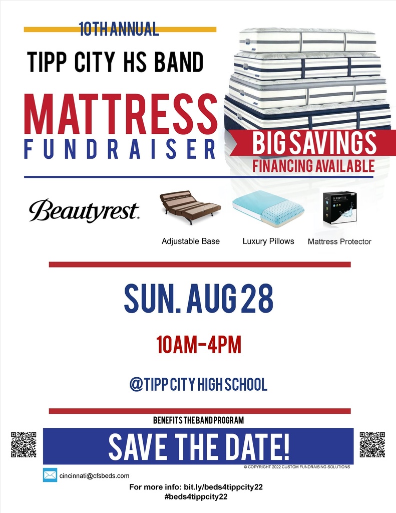 Tipp City HS Band Mattress Sale Flyer