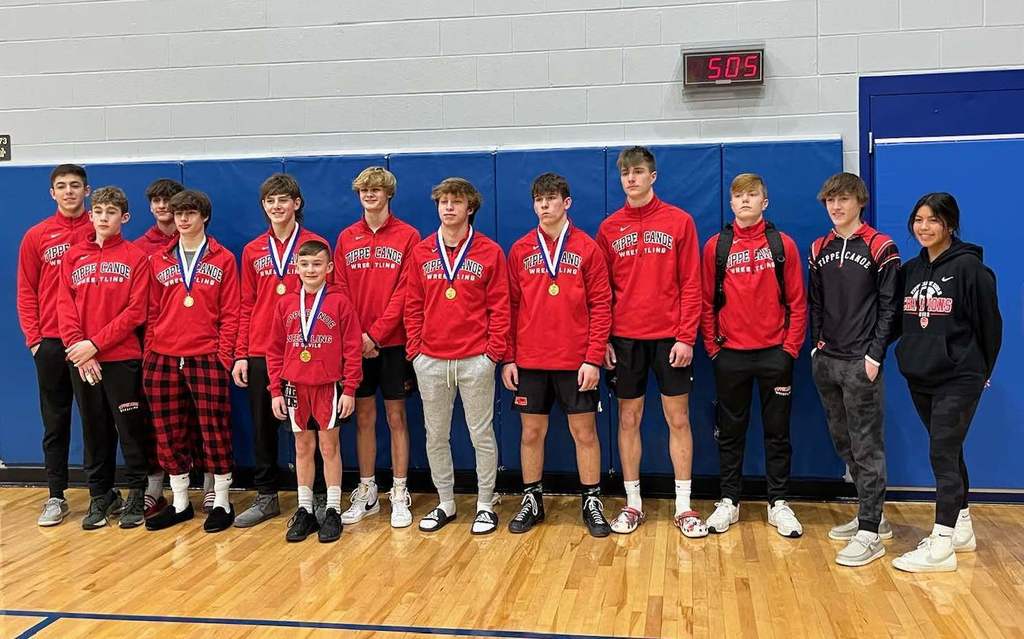 THS wrestling team took 3rd place at recent invitational.