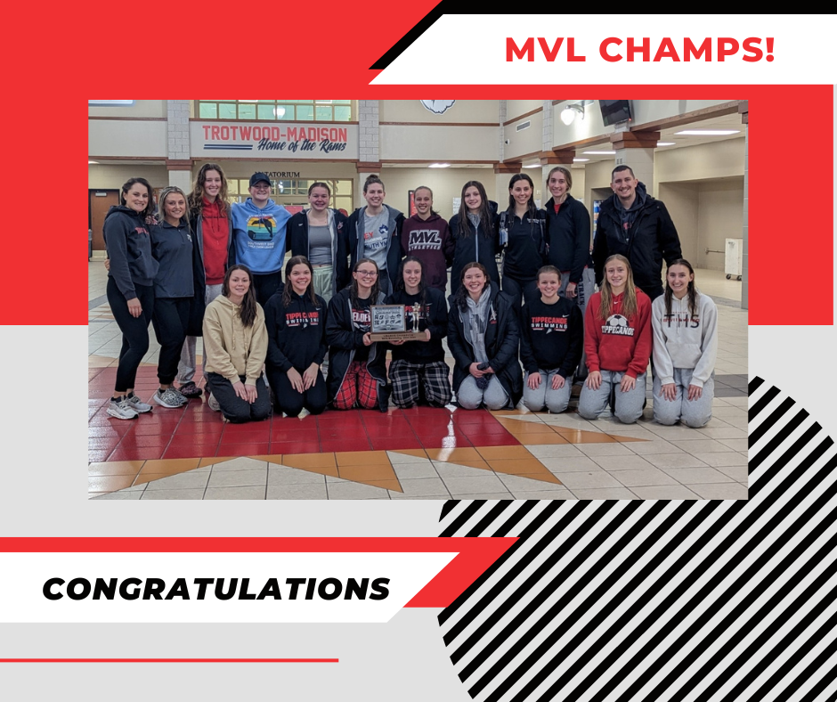 THS girls swim team MVL Champs