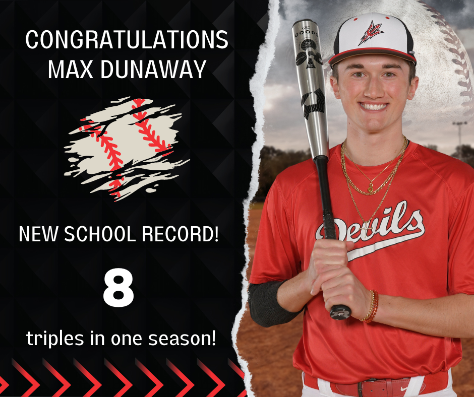 Max Dunaway sets new school record