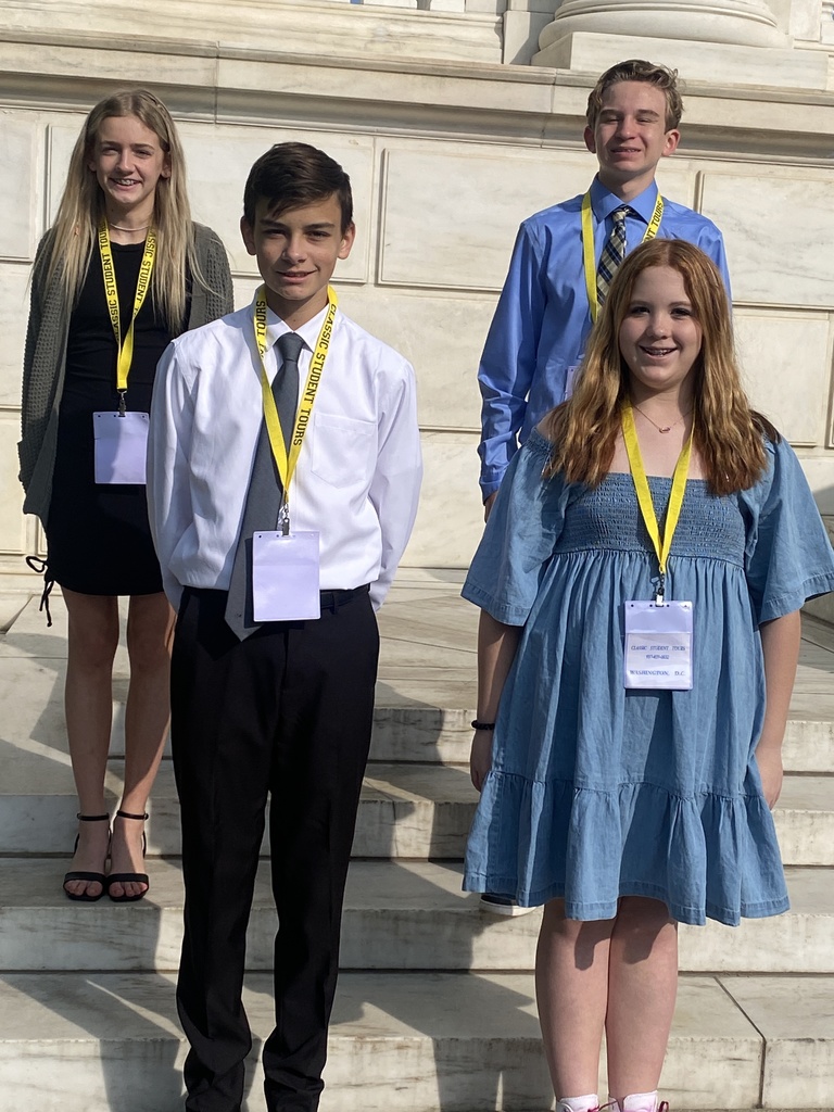Four TMS students in DC.