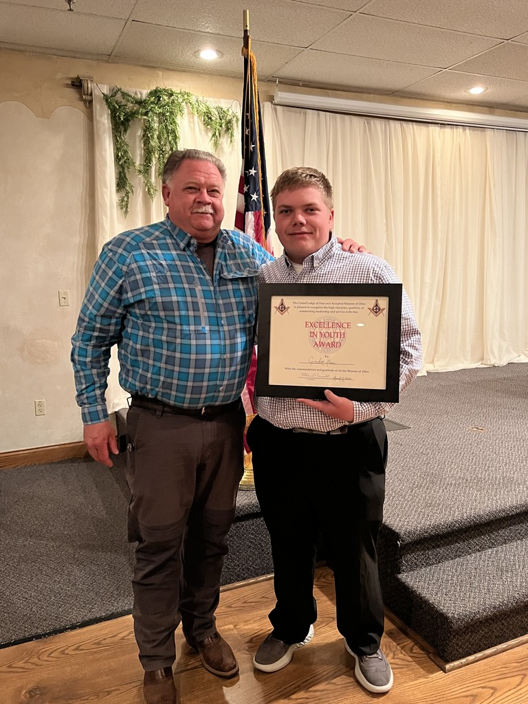 GOrdon Haas with Ron Kauffman, MVCTC Heavy Equipment Instructor.