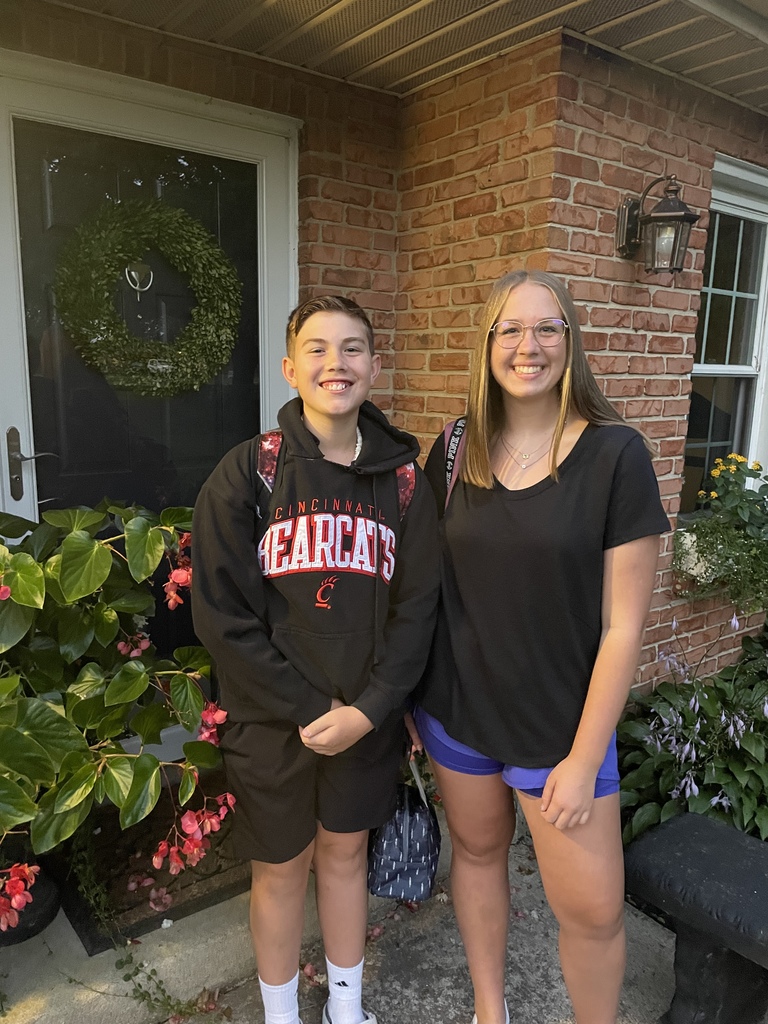 First day of school photo.