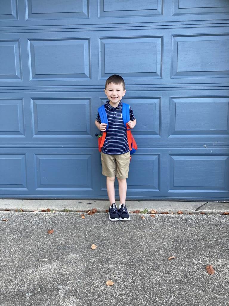 First Day of School photo.