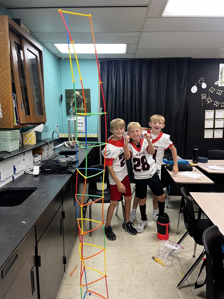Students show result of STEM activity at LT Ball