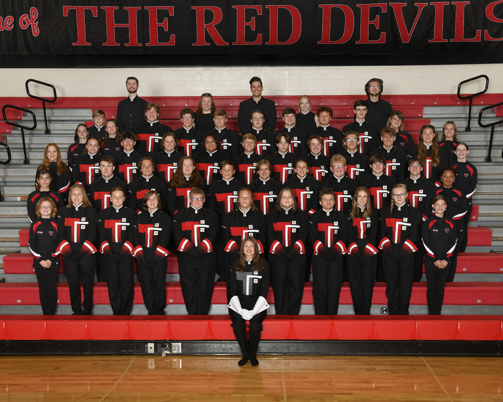 THS band and colorguard
